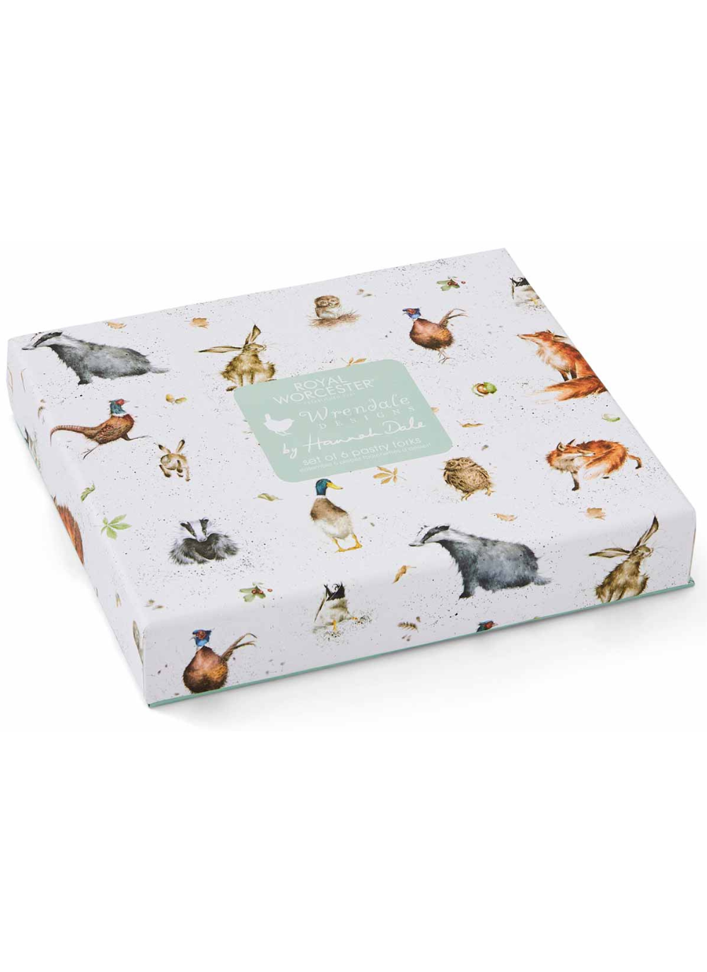 Forest Friends Pastry Forks Set of 6 